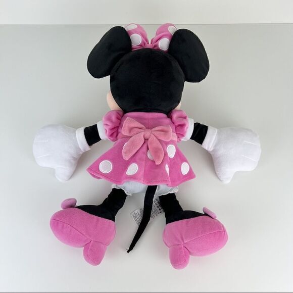 Disney Store Large Pink Minnie Mouse Plush Doll 18” - Picture 4 of 8